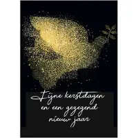 MajesticAlly Christelijke kerstkaarten | Voordeelpakket | 10 kerstkaarten met enveloppen | Fijne kerstdagen - duif |