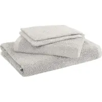MOODIT Badtextielset Troy Silver (Set van 4)