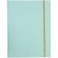 Blokker Graphique De France Dagboek Blue Suede 20 X 15 Cm Aqua