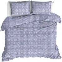 MOODIT Dekbedovertrek Odil Minho Navy Blue-200 x 200 / 220 cm | 2-Persoons