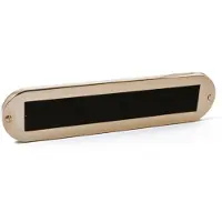 Hardbrass Mariani Tochtwering Aart Messing Ongelakt 330X79MM