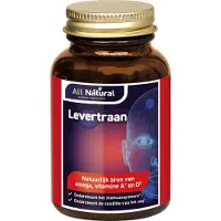 All Natural Levertraan vitamine a & d 100 capsules