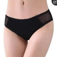 Bamboozy Bamboo Menstruatie Slip Lily - L - Zwart
