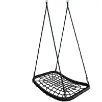Buitenspeelgoed Keupink Nestschommel zwart Ovaal 120x80 cm BK