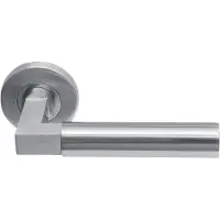 In-Door Deurklink Bauhaus massief rvs