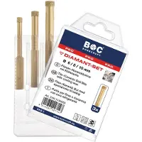 Bohrcraft 27011330003 Diamant tegelboorset 6-10 mm 3 dlg DKB3