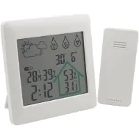 Nordic Quality Draadloos Weerstation - Wit, Weerstation, Wit