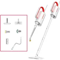 Deerma ZQ610 - Multifunctionele Stoomreiniger - Handstomer - 5 opzetborstels 1600 W - Lichtgewicht keukenreiniger - Badkamer Reiniger - Dweil - Raamreiniger