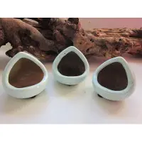 Brynxz - set van 3 - Waxinelichtjeshouder - Vintage - lichtblauw - Ø 8 x 8 cm