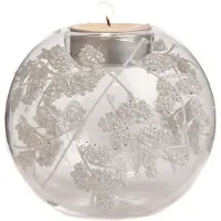 Goodwill - Waxinelichtjeshouder - Glas - Transparant - D10 x H10 cm - 2 stuks