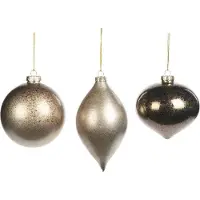 Goodwill - Kerstbal - glas - zilver - 3 stuks