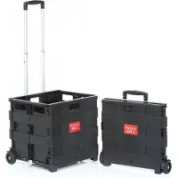 SECO opvouwbare krat - 42 x 40.5 x 38cm - zwart - tot 35kg - SE-ZY-LC-BK