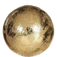Goodwill Kerstbal Goud D 11 cm H 11 cm Voordeelaanbod per 2 stuks