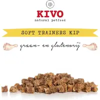 Kivo Petfood Hondensnack Soft Trainers Kip 2 zakken x 100 gram - Graanvrij en Glutenvrij