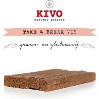 Kivo Petfood Hondensnack Take & Break Vis 16 stuks - Kauwstaaf zonder granen of gluten.
