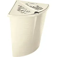 BranQ - Corners Wasmand 45L | Zebra beige | hoekwasmand | kunststof
