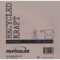 Papicolor - Envelop 140x140cm kraft bruin