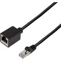 Logilink CQX033S netwerkkabel Zwart 1 m Cat6a S/FTP (S-STP) Rond