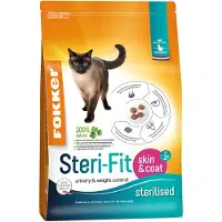 Fokker Steri-Fit Kattenvoer Skin & Coat 10 kg