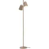 It's About Romi Vloerlamp Salamanca, crème / amber, Woon-/ Eetkamer, metaal, Modern, vloerlamp