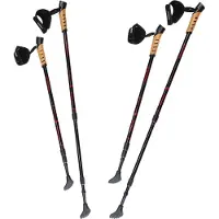 Sportana Nordic Walking stokken set van 2 rood