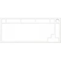 Glorious GLO-ACC-P75-TF-EW, Bovenkant toetsenbordbehuizing, aluminium, wit
