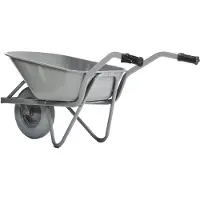 Matador Schubkar Easy Rider, 80 liter, polymeer, wiel 17,4 kg, stalen velg met kogellagers