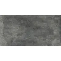 Floorgres Tegel 40 x 80 cm - Coal Black - Porcellanato - Rechthoekig - 3 stuks - 0,96 m2 - Betonlook - Wandtegels - Tegels - 752193