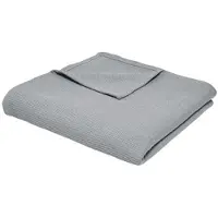 TODAY Plaids, deken Jeté de Lit Nid d'Abeille 150/200 Coton Essential Acier dames 150x200 cm
