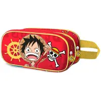 KARACTERMANIA One Piece 3D Luffy pennenetui, oranje. Oranje, one size