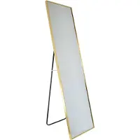 Fragix Staande spiegel Fragix | Fragix metaal goudkleurig 150x40x2.5 cm staande spiegels | NADUVI