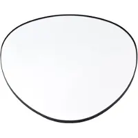 Fragix Wandspiegel Noa | Fragix metaal zwart 60x60x3 cm wandspiegels | NADUVI
