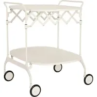 Kartell Gastone Inklapbare Trolley - Gelakt Stalen Frame White|White