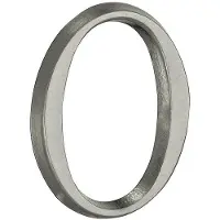 Artitec Mi Satori Huisnummer Roman 50mm-0 mat nikkel PVD