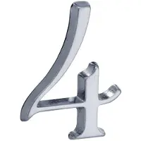 Artitec Mi Satori Huisnummer Roman 50mm-4 mat chroom