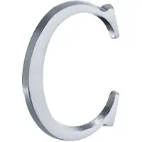 Artitec Mi Satori Huisletter Roman 50mm-C mat chroom