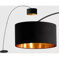 Groenovatie Foix Design Booglamp Vloerlamp - E27 Fitting - Metaal - Zwart Goud - 150 x 220 cm