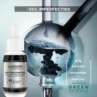 Garnier 3x Skinactive Pure Active Charcoal Anti-onzuiverheden Serum 30 Ml