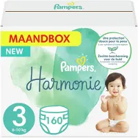 Pampers - Harmonie / Pure - Maat 3 - Maandbox- 160 luiers