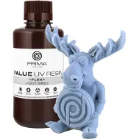 PrimaCreator Value Flex UV Resin - 500 g - Light Grey