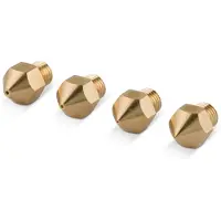 PrimaCreator CR-10S Pro Mixed Size Messing Nozzle - 4 pcs (0.20 mm/0.40 mm/0.60 mm/0.80 mm)
