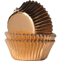 House of Marie - mini baking cups - foil goud