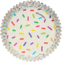 Cake Supplies Baking Cups - Sprinkles - 48 Stuks - Cupcake Vormpjes Papier