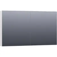 Brauer Impress Spiegelkast 120x70cm - Hoogglans Wit - Spiegels - Spiegelkasten - 8720359344861