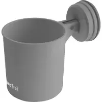 Eurotrail opbergbakje rond 11 cm ABS grijs