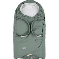 Voksi Carry - Zachte reiswieg en voetenzak kinderwagen - Wandelwagen - Carry Sea Green