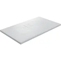 Linie Rumba douchebak 120 x 80 cm acryl mat wit leisteenstructuur