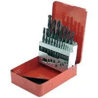 ABC-led HSS spiraalboor set - 19 delig - DIN338 - Met opbergdoos