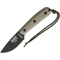 ESEE Model 3HM bushcraftmes Modified Handle, lederen schede