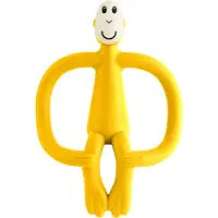 Matchstick Monkey Bijtring Geel | 1 stuk